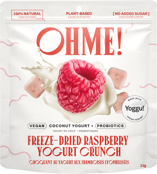 Freeze-Dried Raspberry Vegan Yogurt Crunch (Snack Size)
