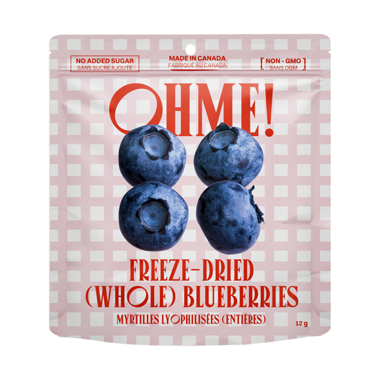 Freeze-Dried Whole Blueberries (Snack Size) – 100% Real Fruit, Guilt-Free & Delicious!