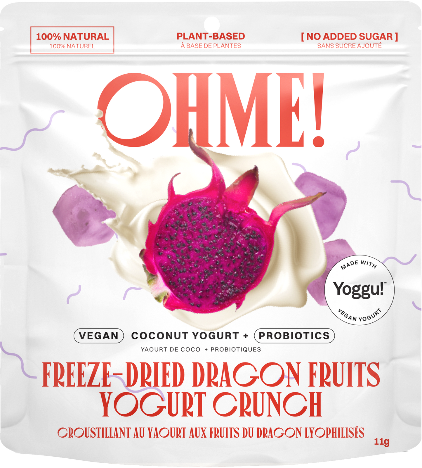 Freeze-Dried Coconut Yogurt Crunch (Snack Size) – OHME! x Yoggu! Collaboration