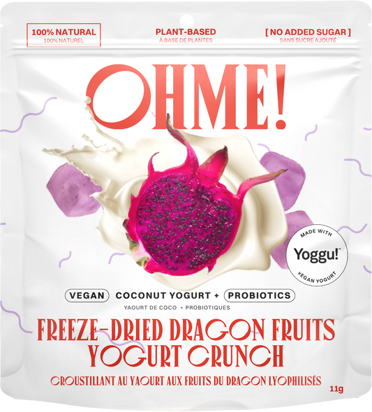 Freeze-Dried Coconut Yogurt Crunch (Snack Size) – OHME! x Yoggu! Collaboration