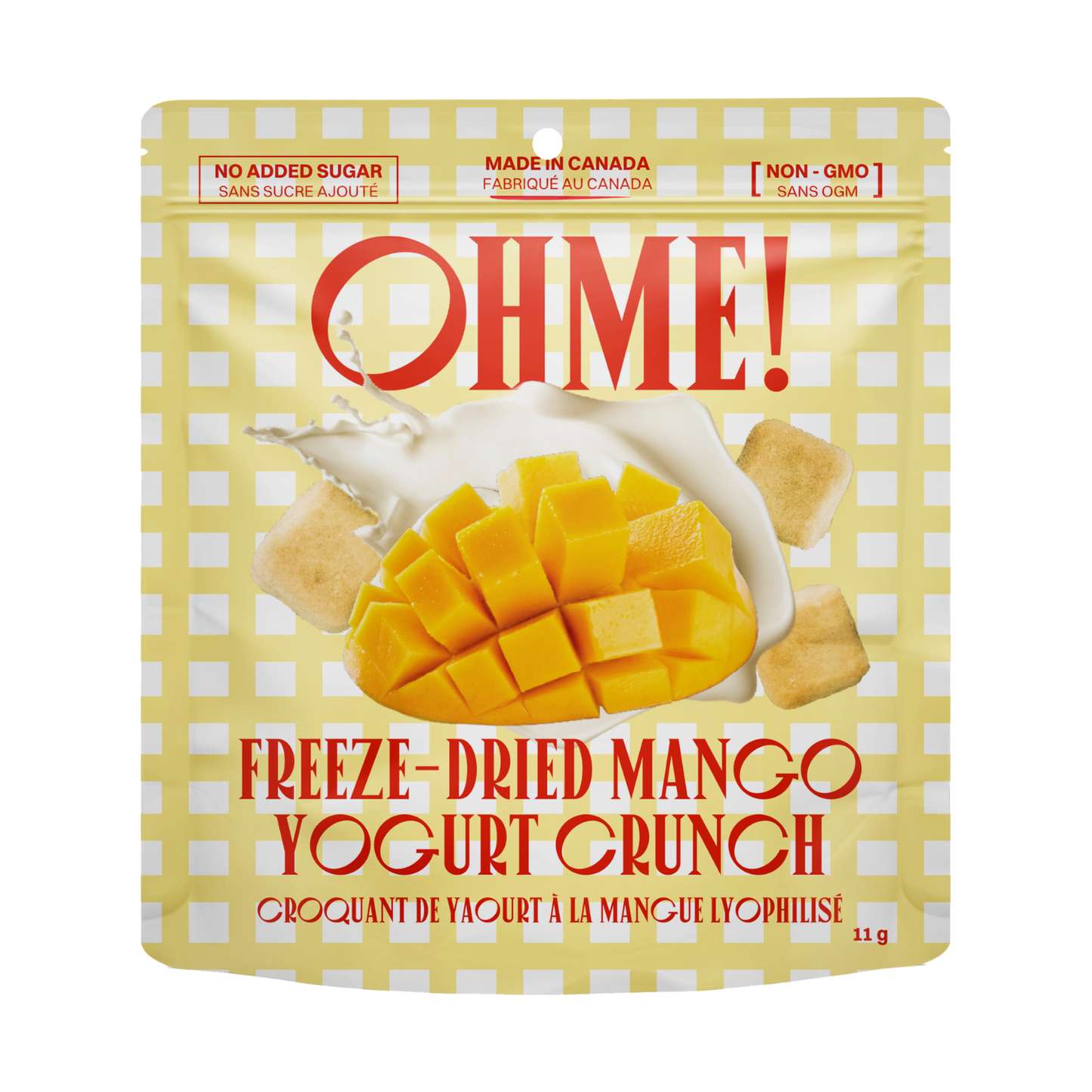 Freeze-Dried Mango Yogurt Crunch (Snack Size)