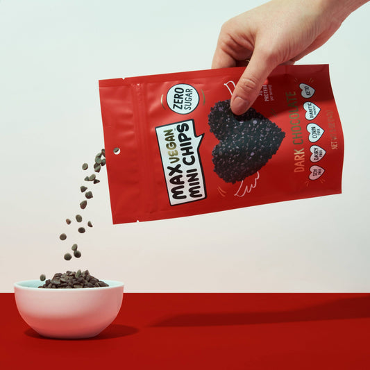VEGAN Dark Chocolate Chips - Sugar Free Chocolate