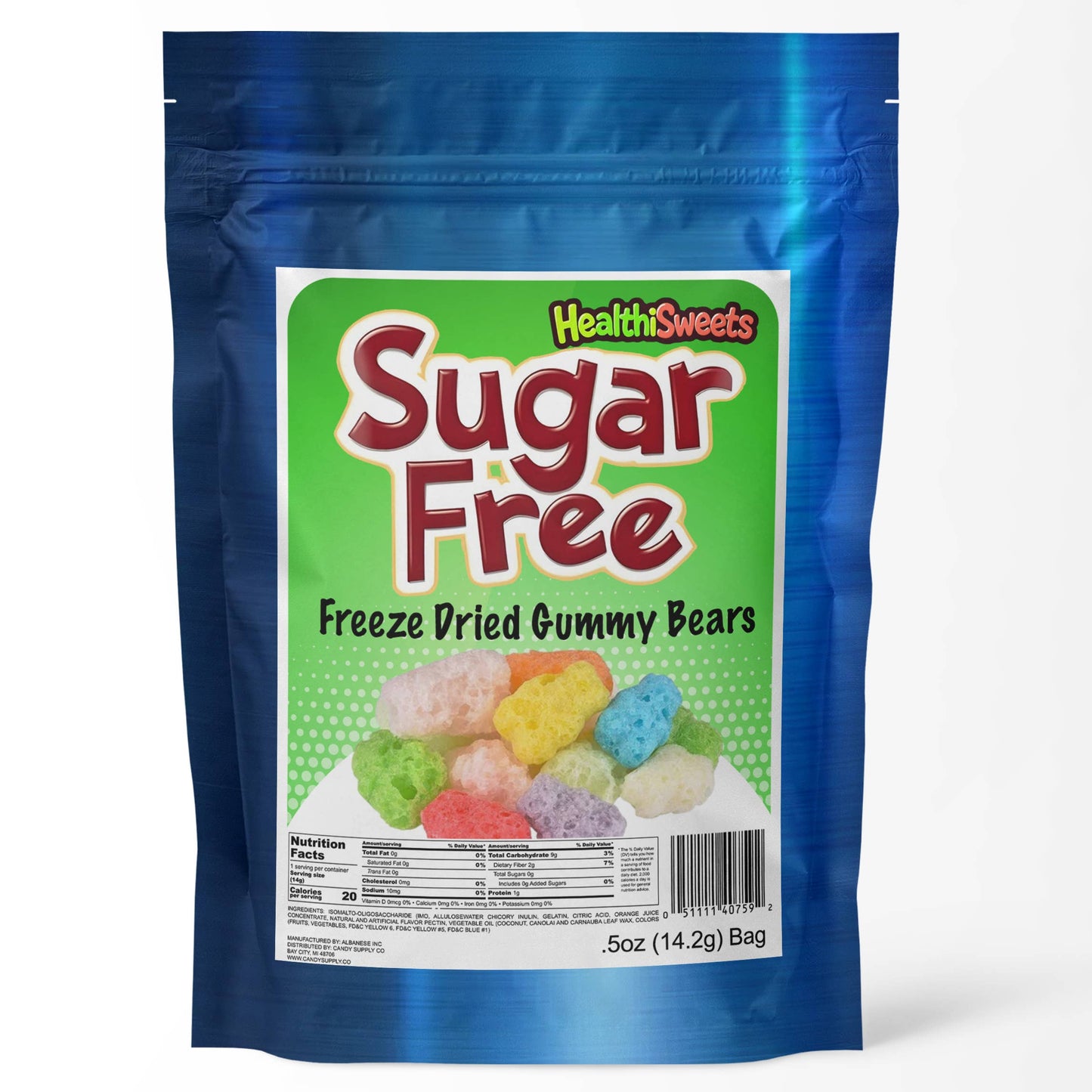 HealtiSweet Sugar-Free Freeze-Dried Candy: Freeze Dried Gummy Bears