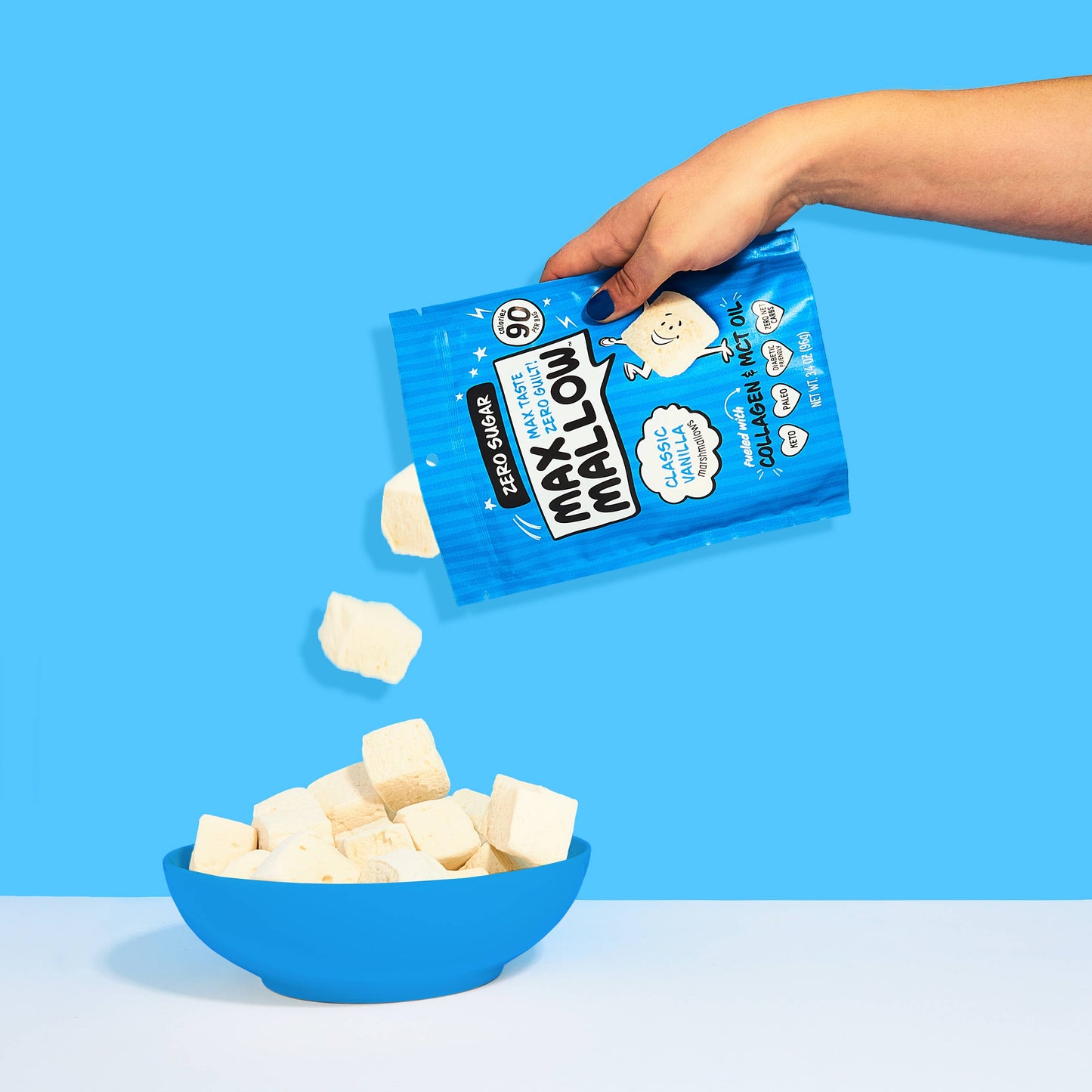 Guilt-Free and Sugar-Free Classic Vanilla Max Mallows